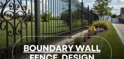 Boundary Wall Fence Design