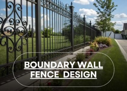 Boundary Wall Fence Design